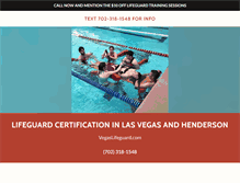 Tablet Screenshot of lifeguards2u.com